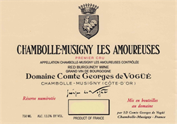 1998 Chambolle-Musigny 1er Cru, Les Amoureuses, Domaine COMTE GEORGES DE VOGÜÉ